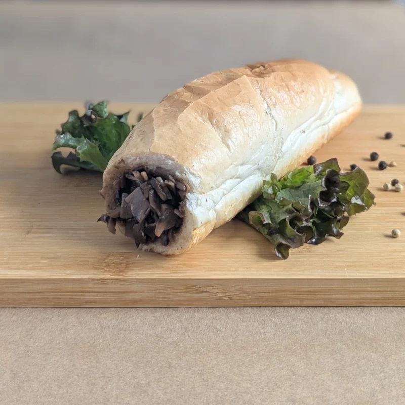 HOT-DOG Z PIECZARKAMI